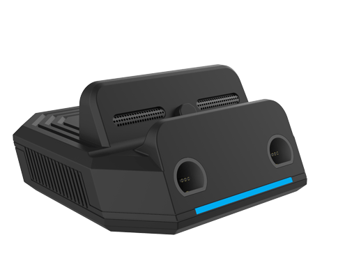 portable tv dock with gc port for switch
